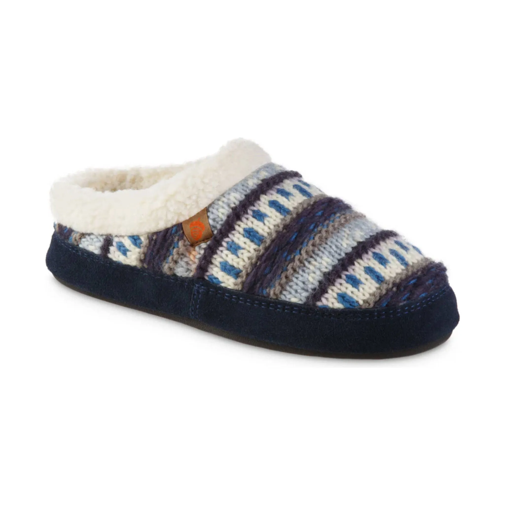 Acorn Women's Hoodback Slipper - Navy/Blue FINAL SALE