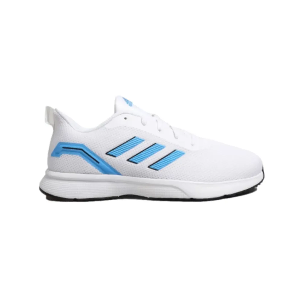 Adidas Men's Aditron Running Shoe (Cloud White/Pulse Blue/Core Black)