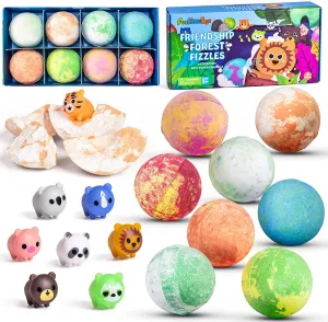 Animal Toys Bath Bombs for Kids with Toys