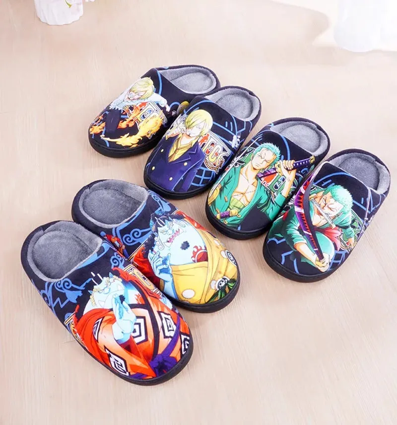 Anime Luffy Zoro Chopper Hancock slippers