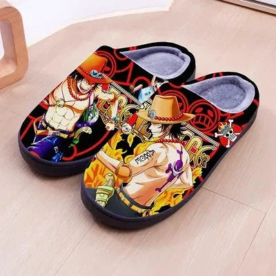 Anime Luffy Zoro Chopper Hancock slippers