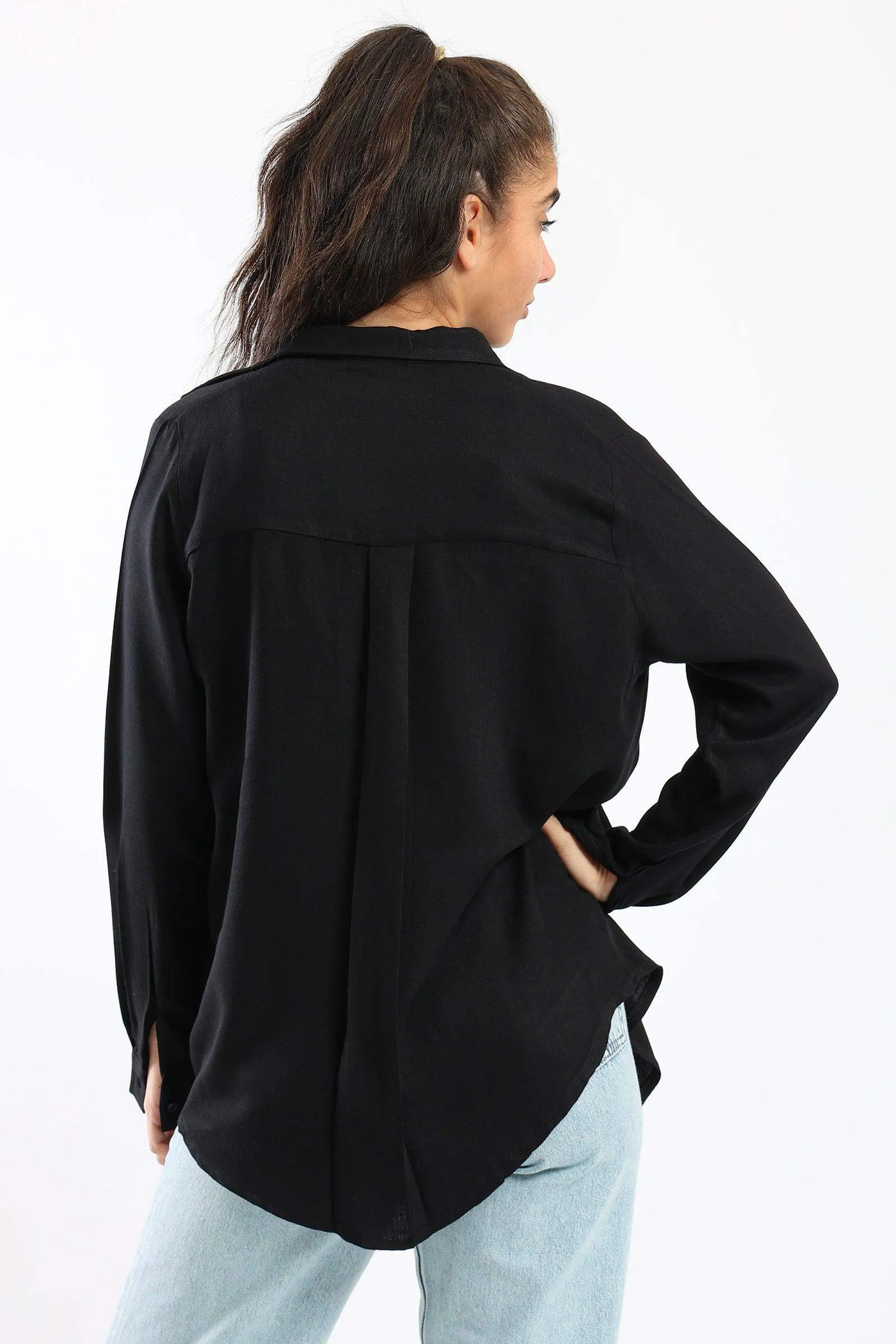 Asymmetrical Full Placket Shirt