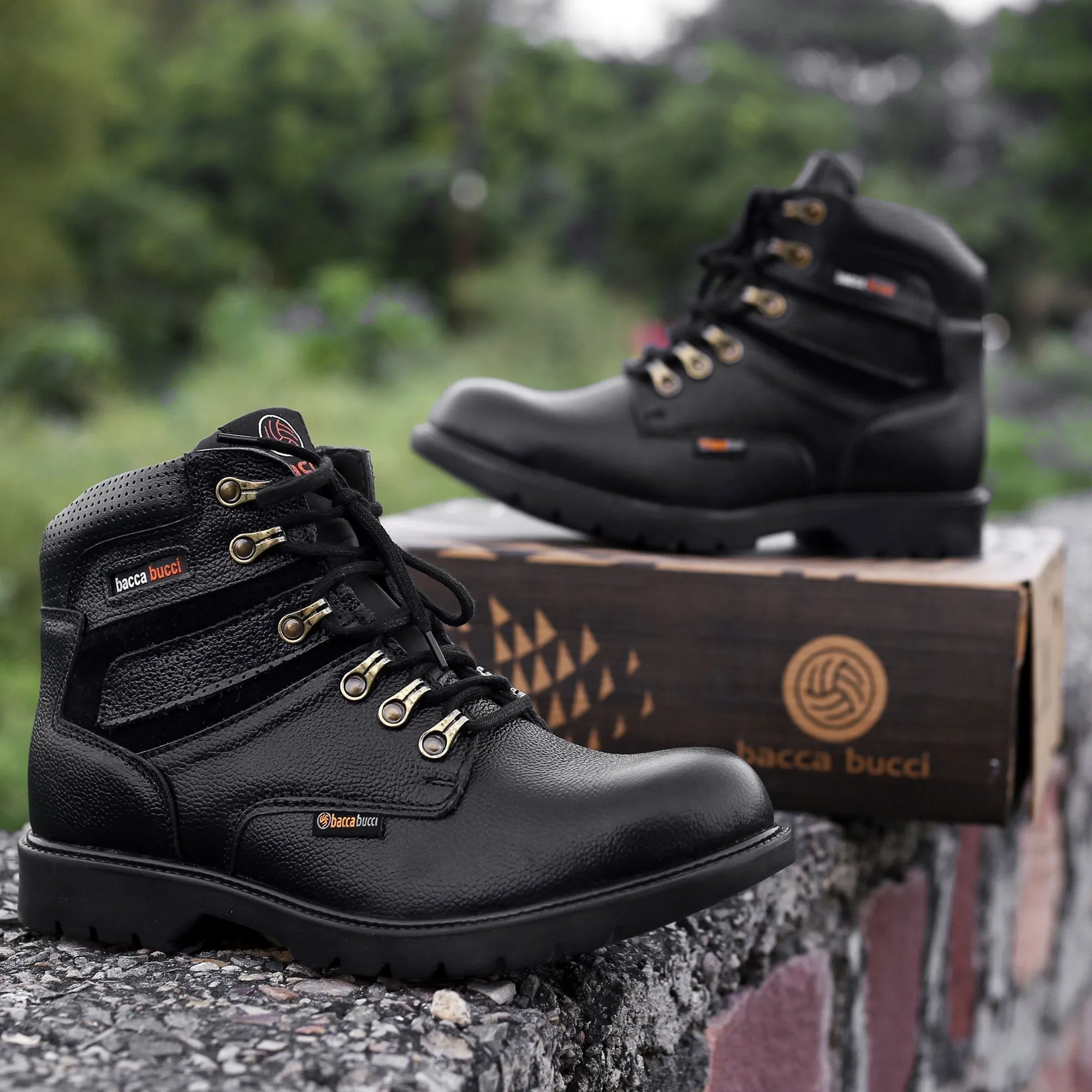 Bacca Bucci Steel Toe Boots