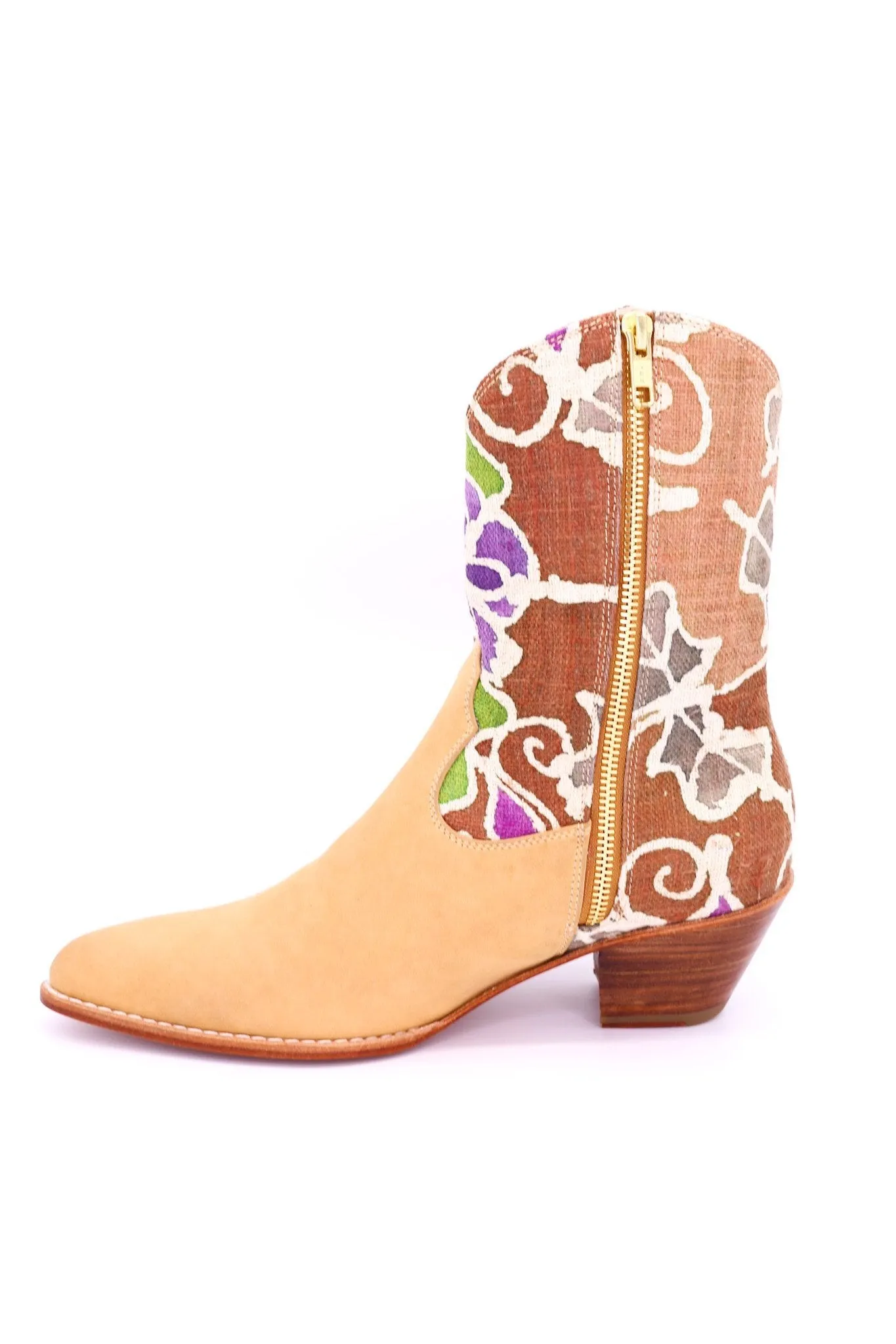 BATIK HEMP LEATHER BOOTS ALY