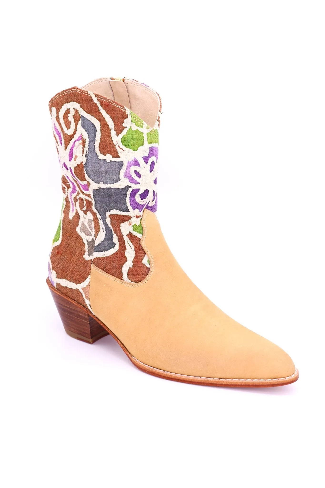 BATIK HEMP LEATHER BOOTS ALY