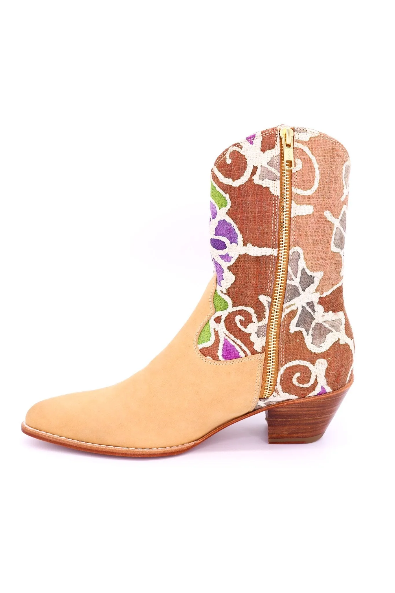 BATIK HEMP LEATHER BOOTS ALY