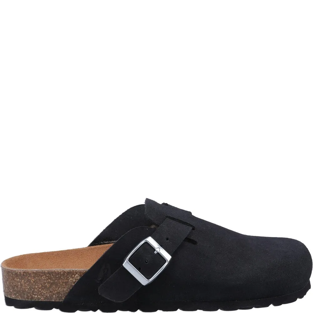 Black Bailey Closed Toe Mules