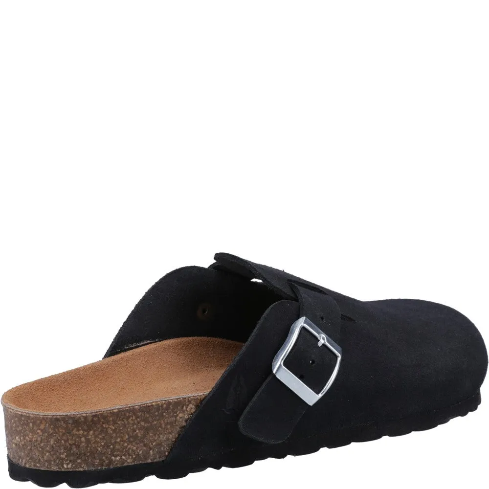 Black Bailey Closed Toe Mules