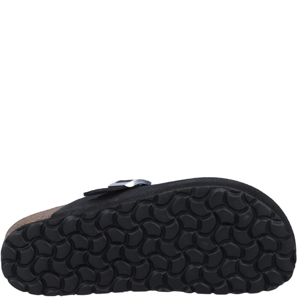 Black Bailey Closed Toe Mules