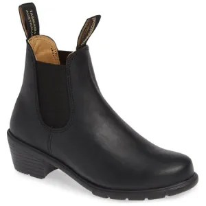 BLUNDSTONE 1671 HEELED BOOT BLACK - WOMENS