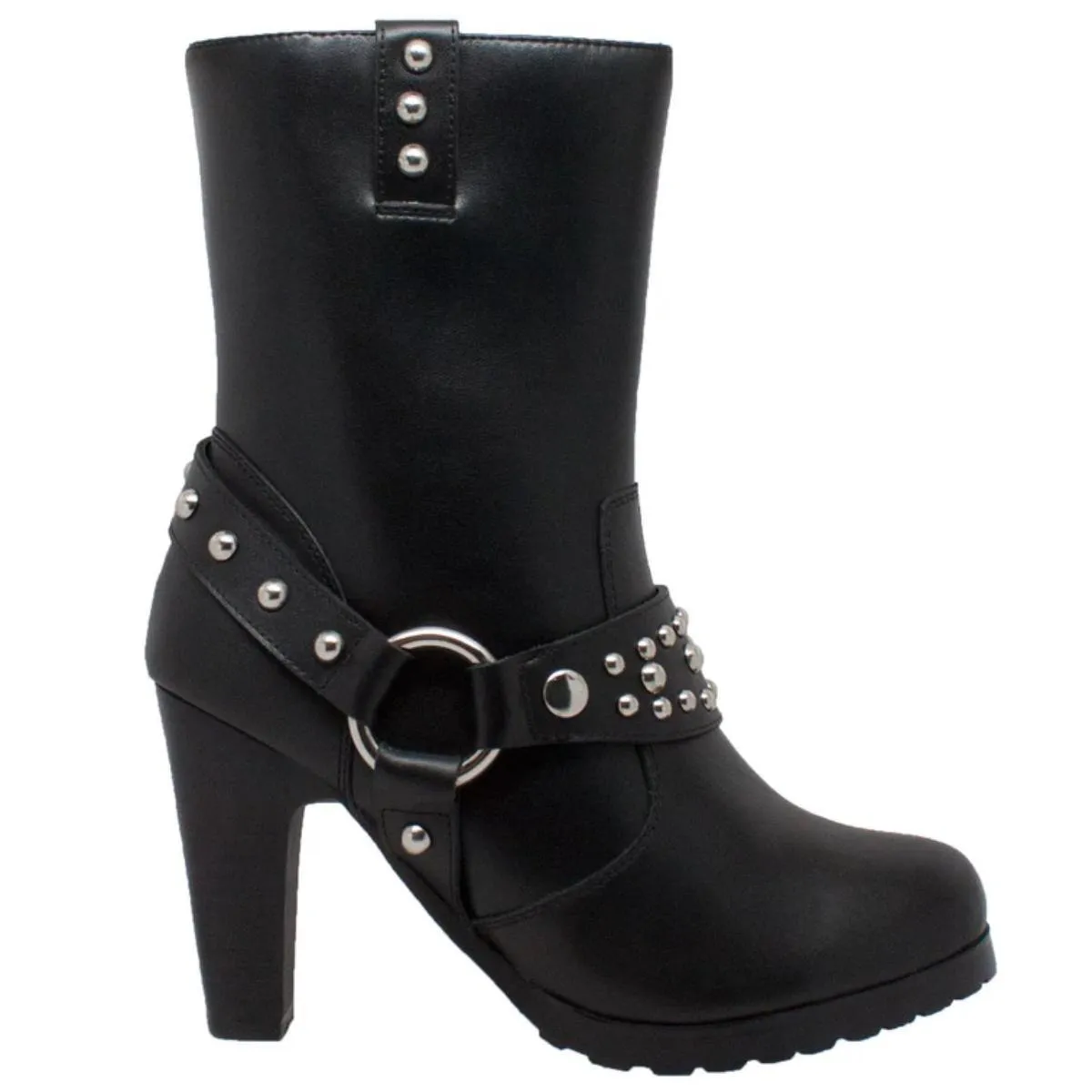 Daniel Smart Heeled Boots with Studs