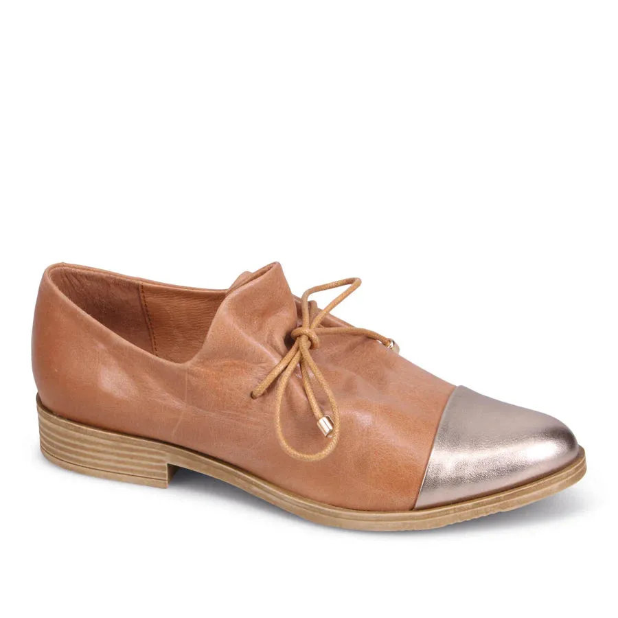 Django & Juliette KOTTY Loafer in Champagne-Tan Leather