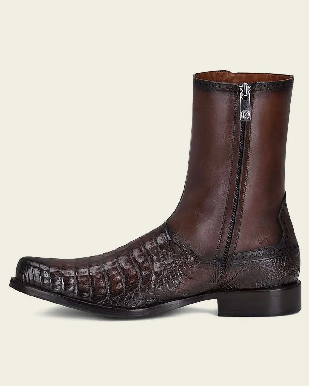 Dress brown ultra exotic boot