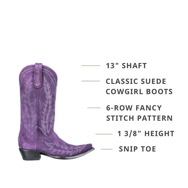 Dutton Classic Purple - Old Gringo Cowboy Boots at Bourbon Cowgirl