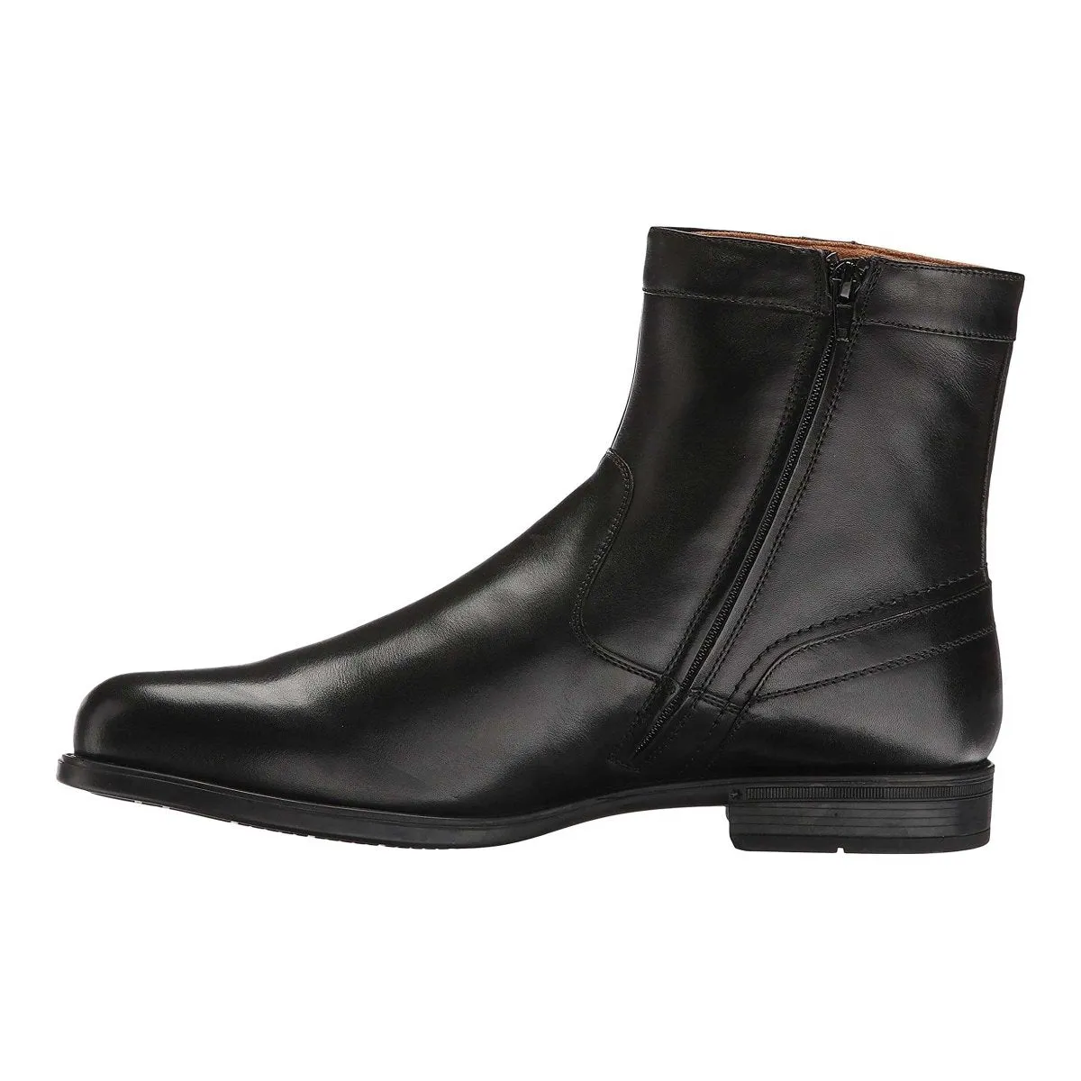 Florsheim Men's Midtown Plain Toe Zip Boot Black