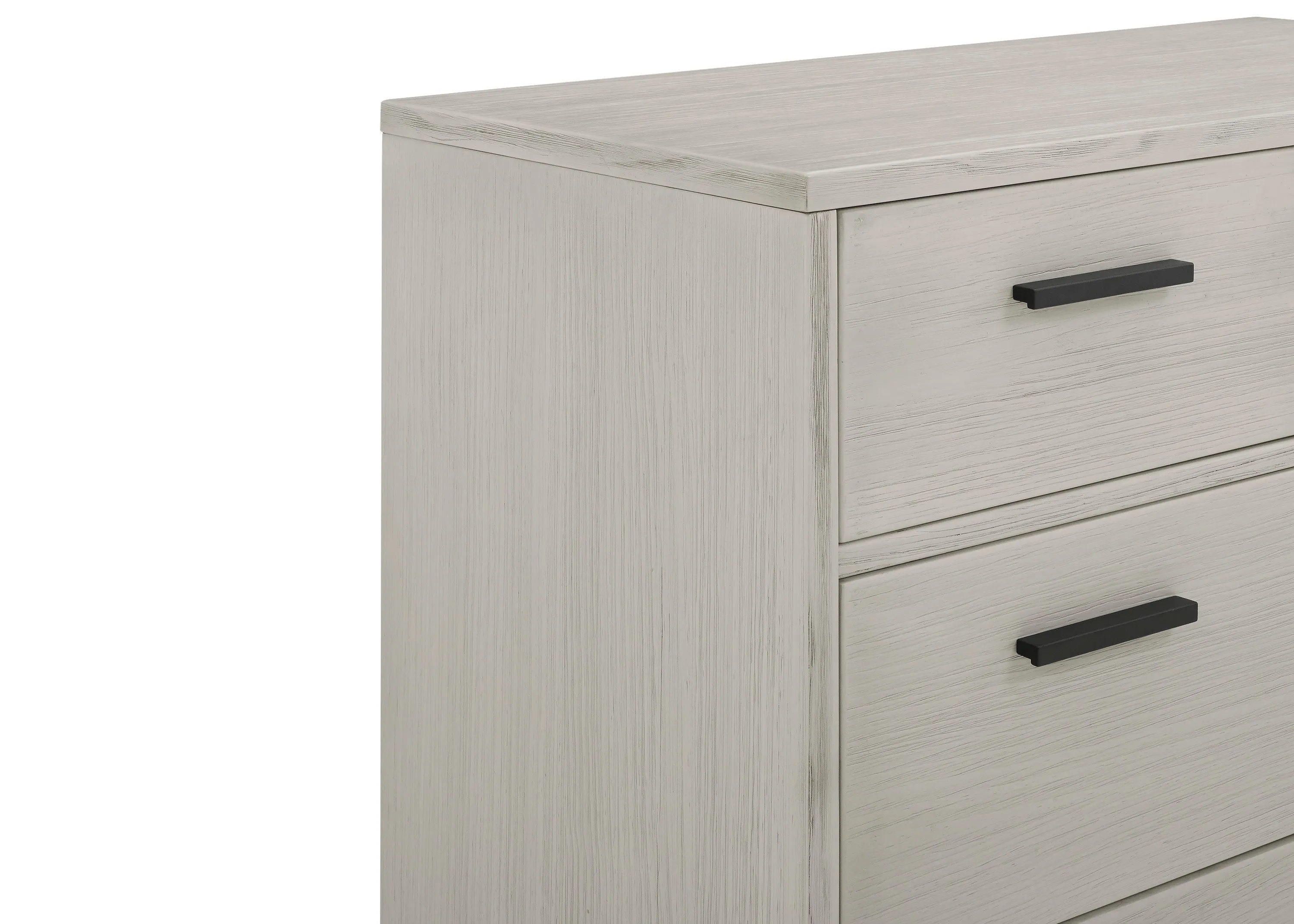 Foundry 4 Drawer Dresser with Changing Top and Interlocking Drawers