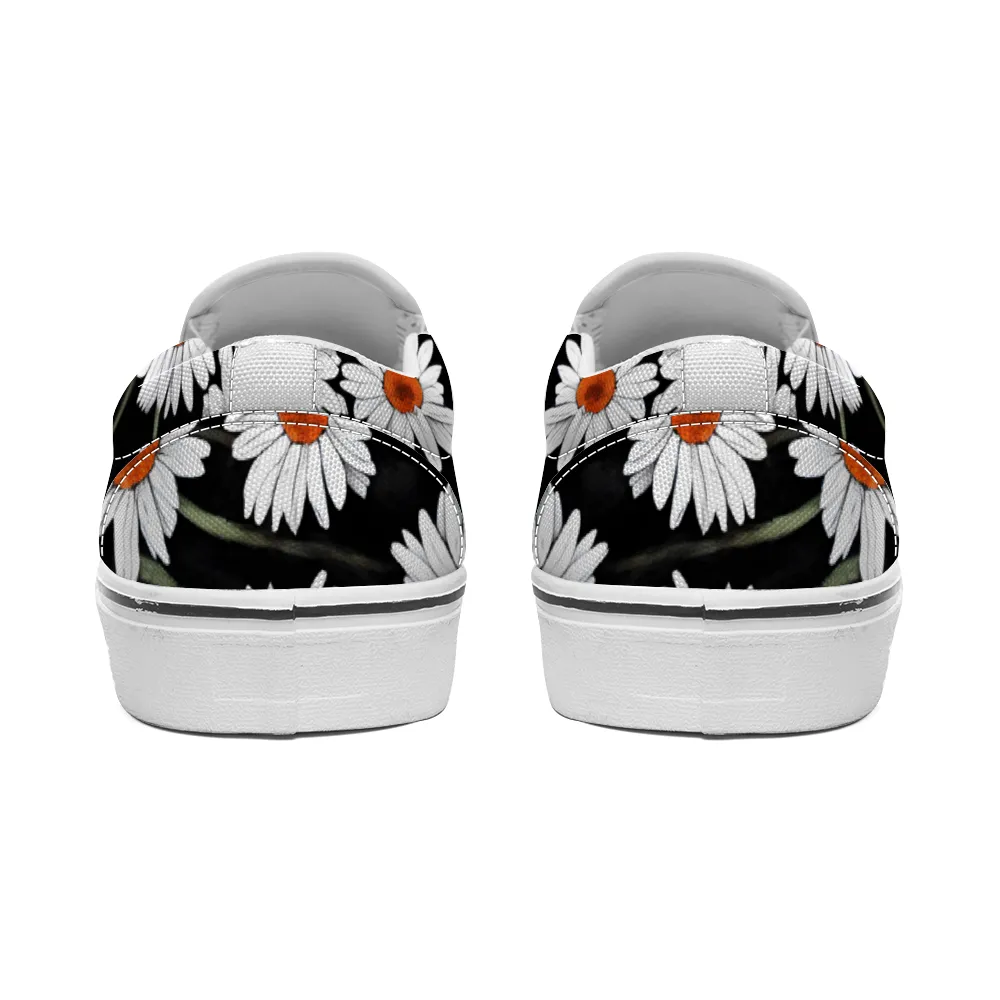 Gerbera Daisy Flowers Collection - Unisex Slip-On Canvas Sneakers