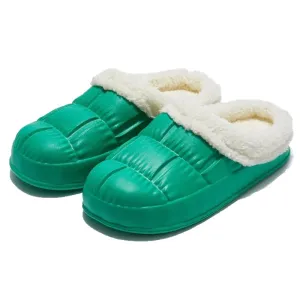 Groovywish Cozy Plush Slippers For Women Nonslip Indoor Slides