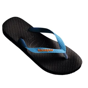 Havaiana Mix Thong (Black/Blue) - Junior 23/24 US 9c