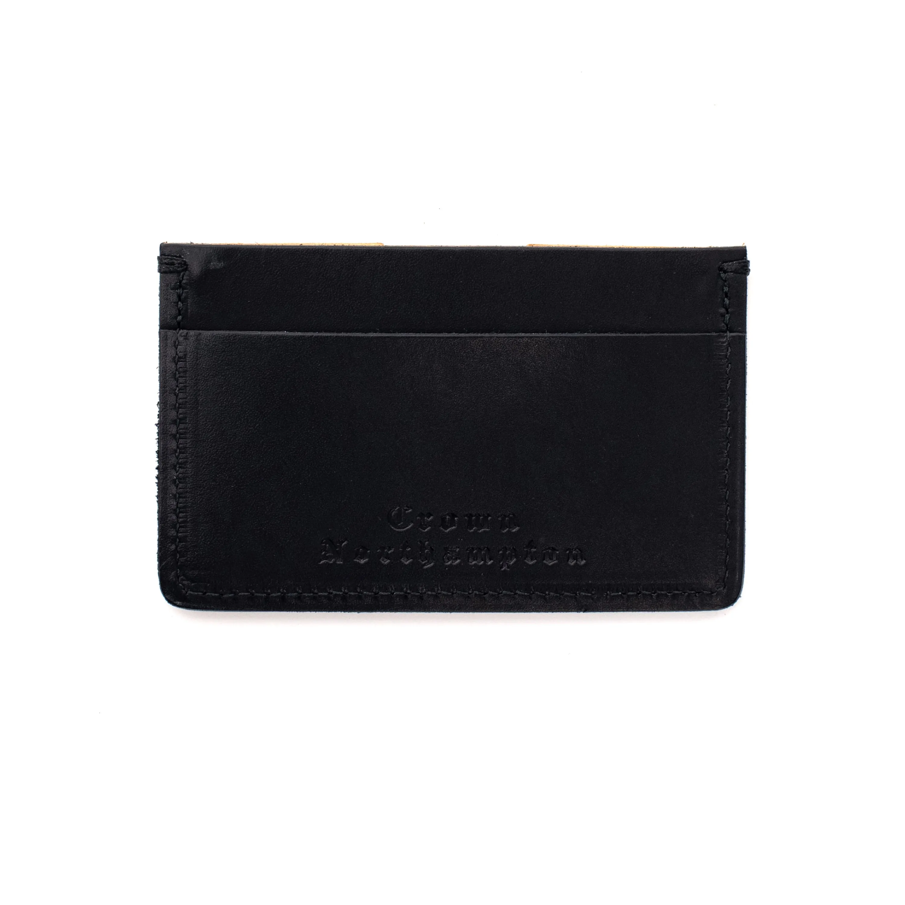 Houghton Card Holder - Black Veg Tan Calf