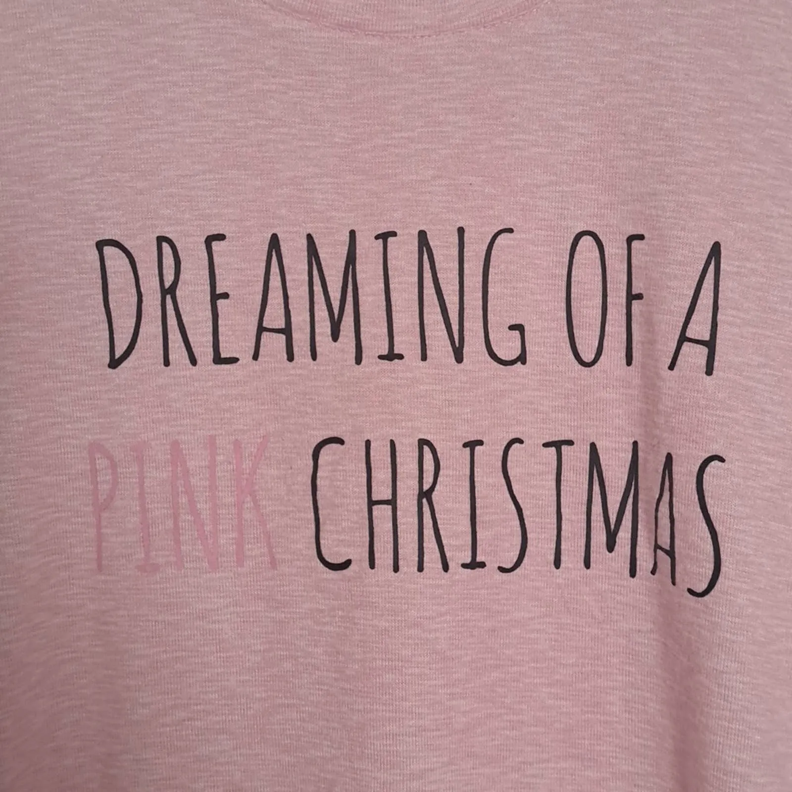 Jaclyn Intimates Dreaming of a Pink Christmas Sleep Shirt