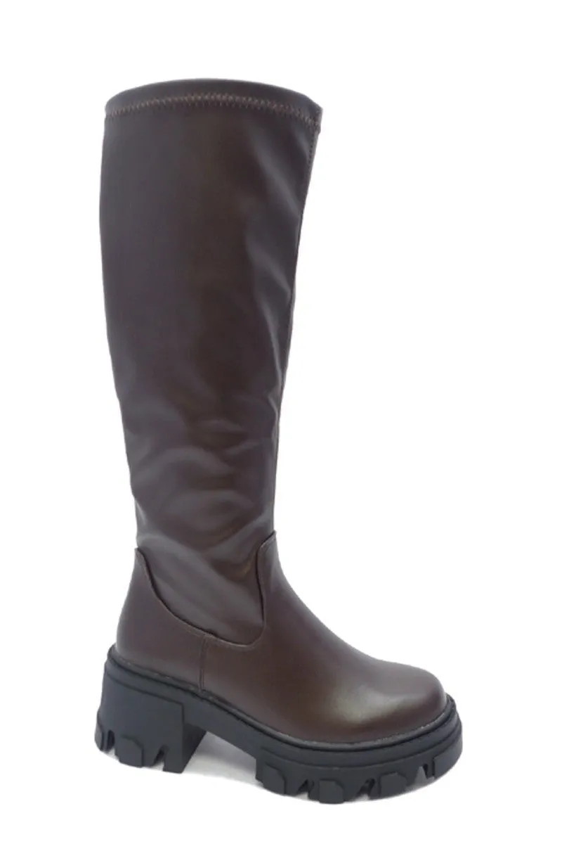 Knee High PU Boot