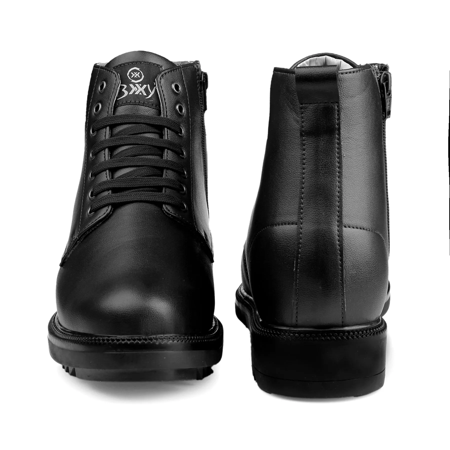 Men's 4 Inch Hidden Height Increasing Trendiest High Ankle Boots