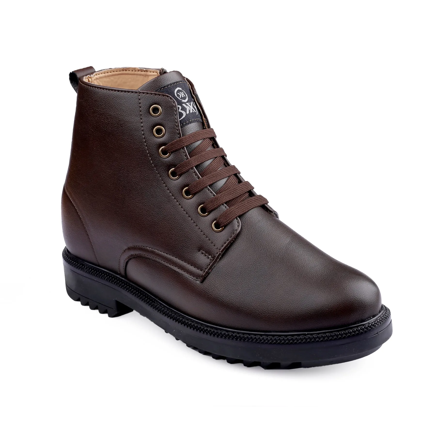 Men's 4 Inch Hidden Height Increasing Trendiest High Ankle Boots