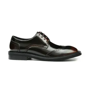 Men's Patent leather big toe shoes D23703