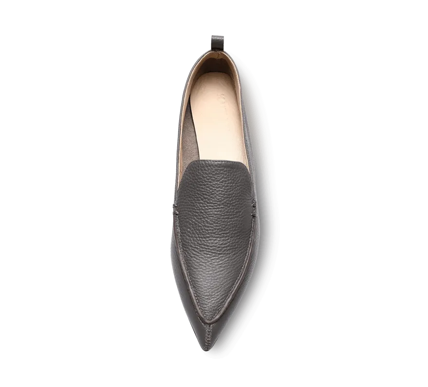 Octavia Beveled Heel Loafer