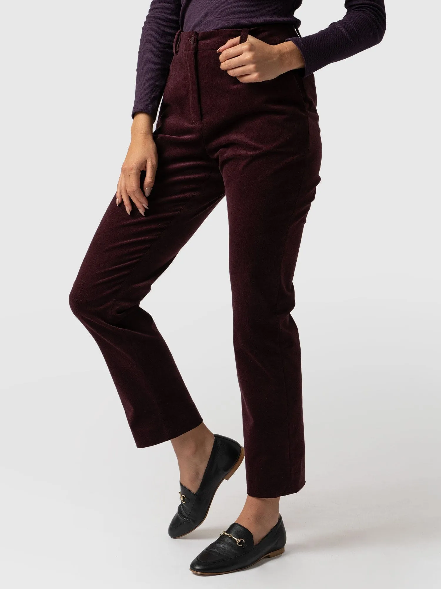 Palmer Pant Corduroy - Plum