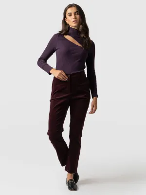 Palmer Pant Corduroy - Plum