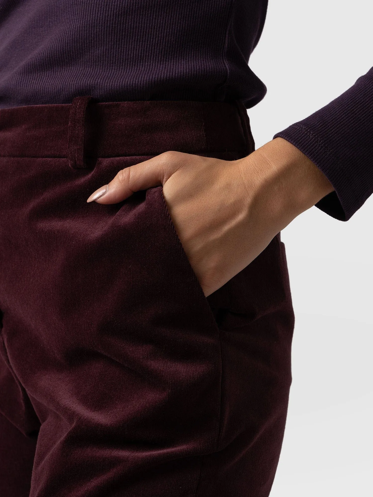 Palmer Pant Corduroy - Plum