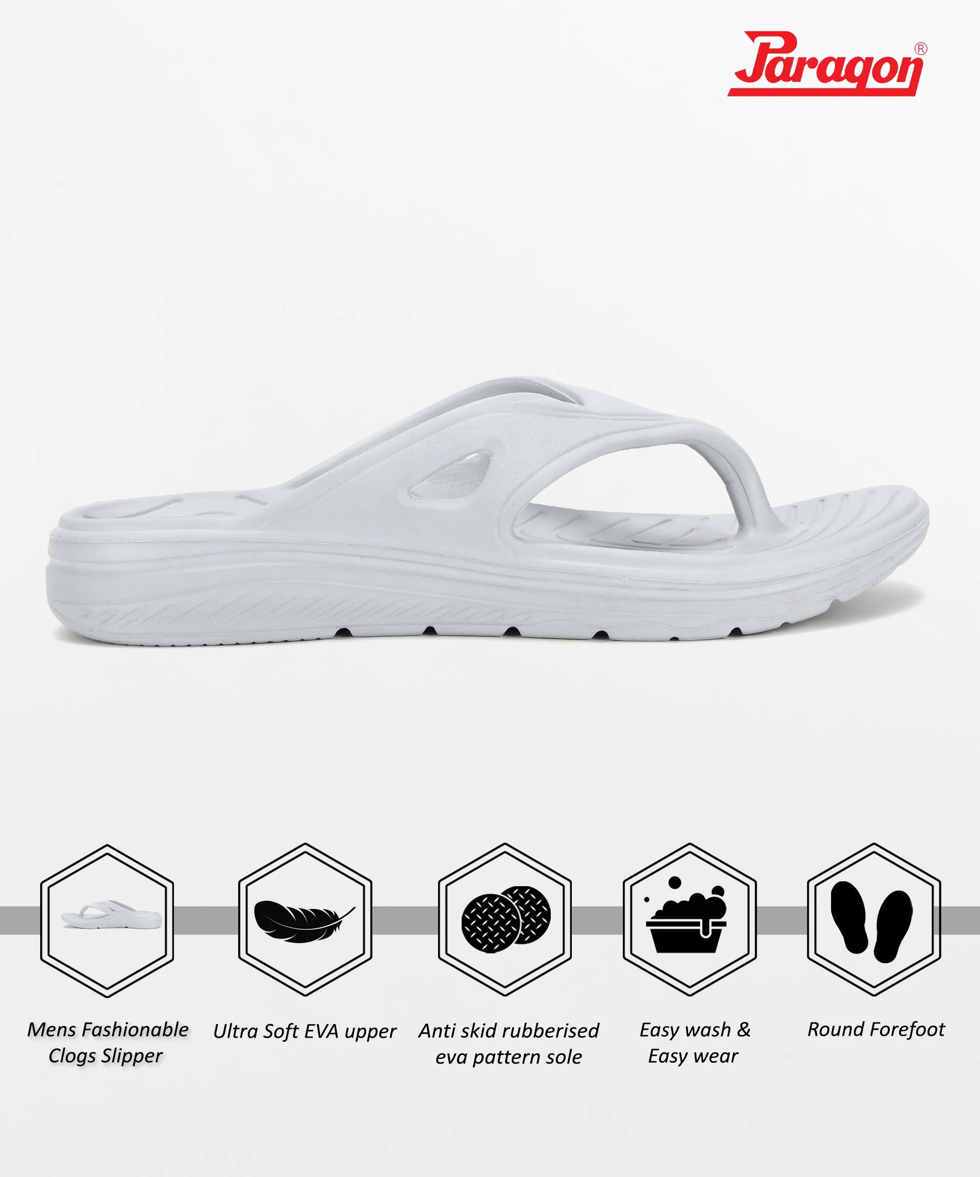 Paragon Blot Men Stylish Lightweight Flipflops | Comfortable with Anti skid soles | Casual & Trendy Slippers | Indoor & Outdoor