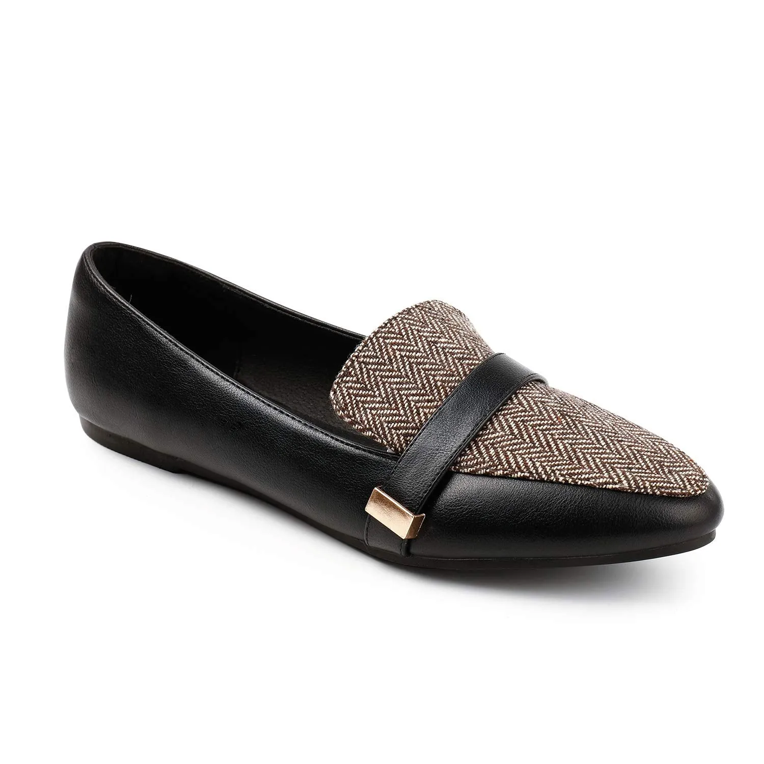 Pointed Toe Loafers Slip on Flat