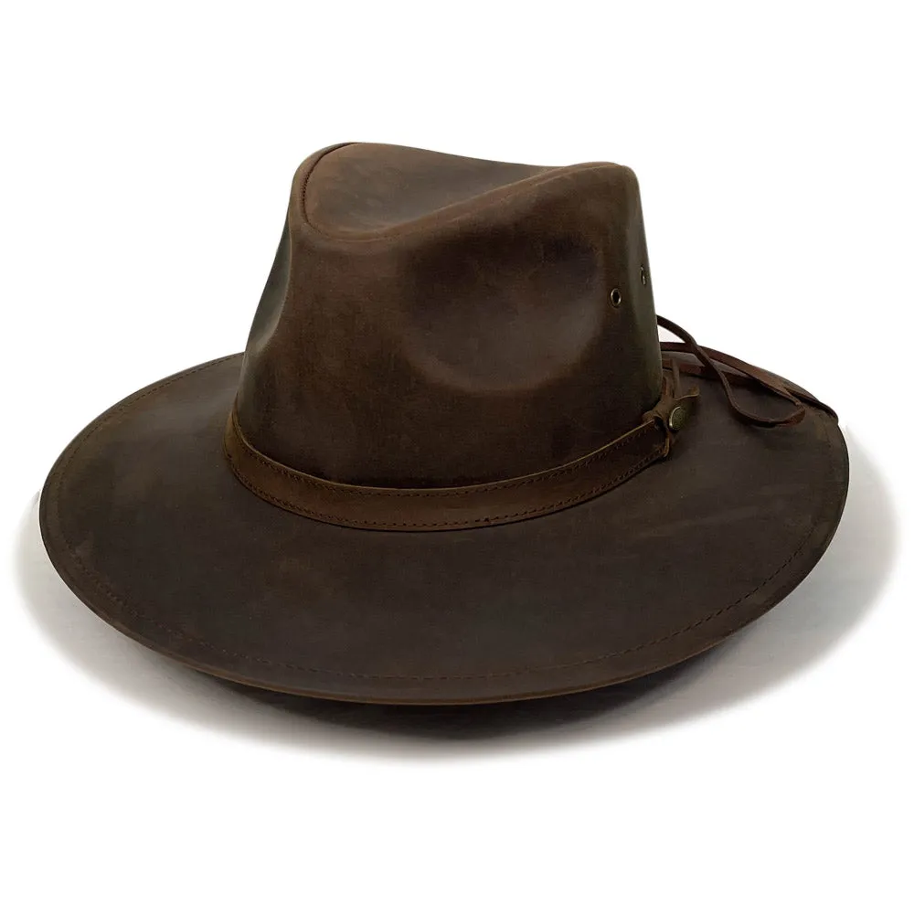 Saint Martin - "Drifter" Leather Safari Hat