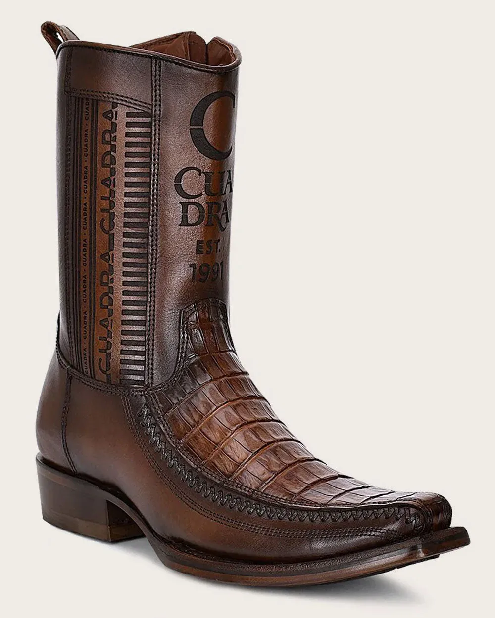 Urban brown exotic boot