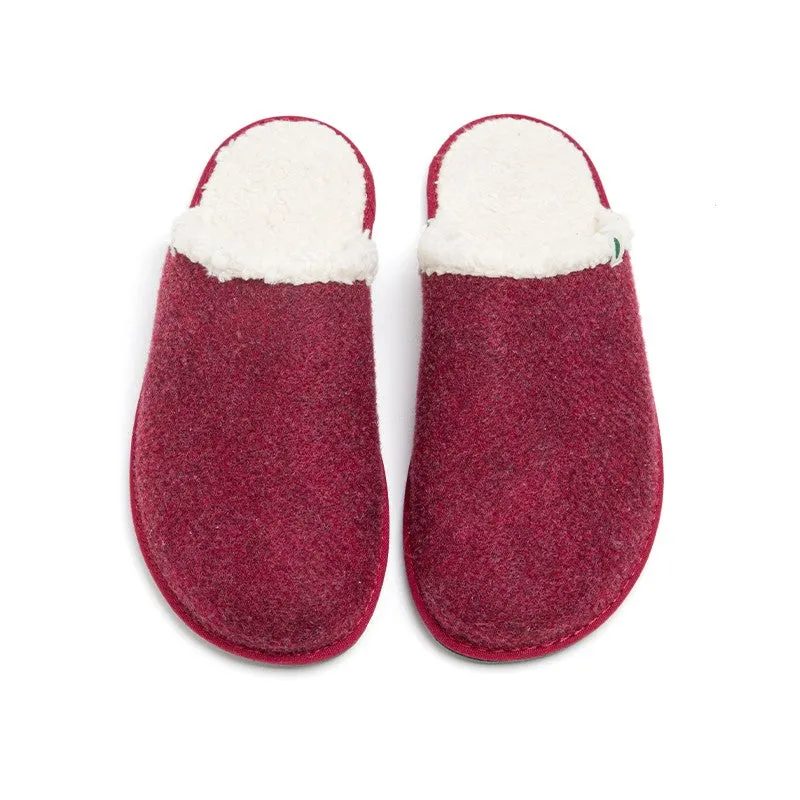 Vegan home slipper bordeaux SUS001