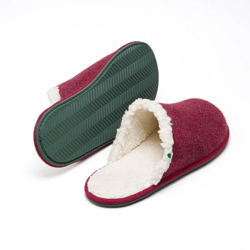 Vegan home slipper bordeaux SUS001