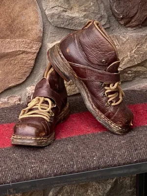 Vintage Brown Leather Boots