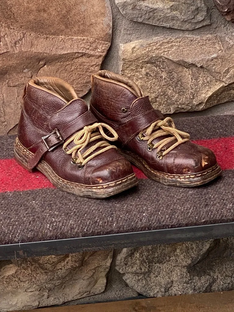 Vintage Brown Leather Boots