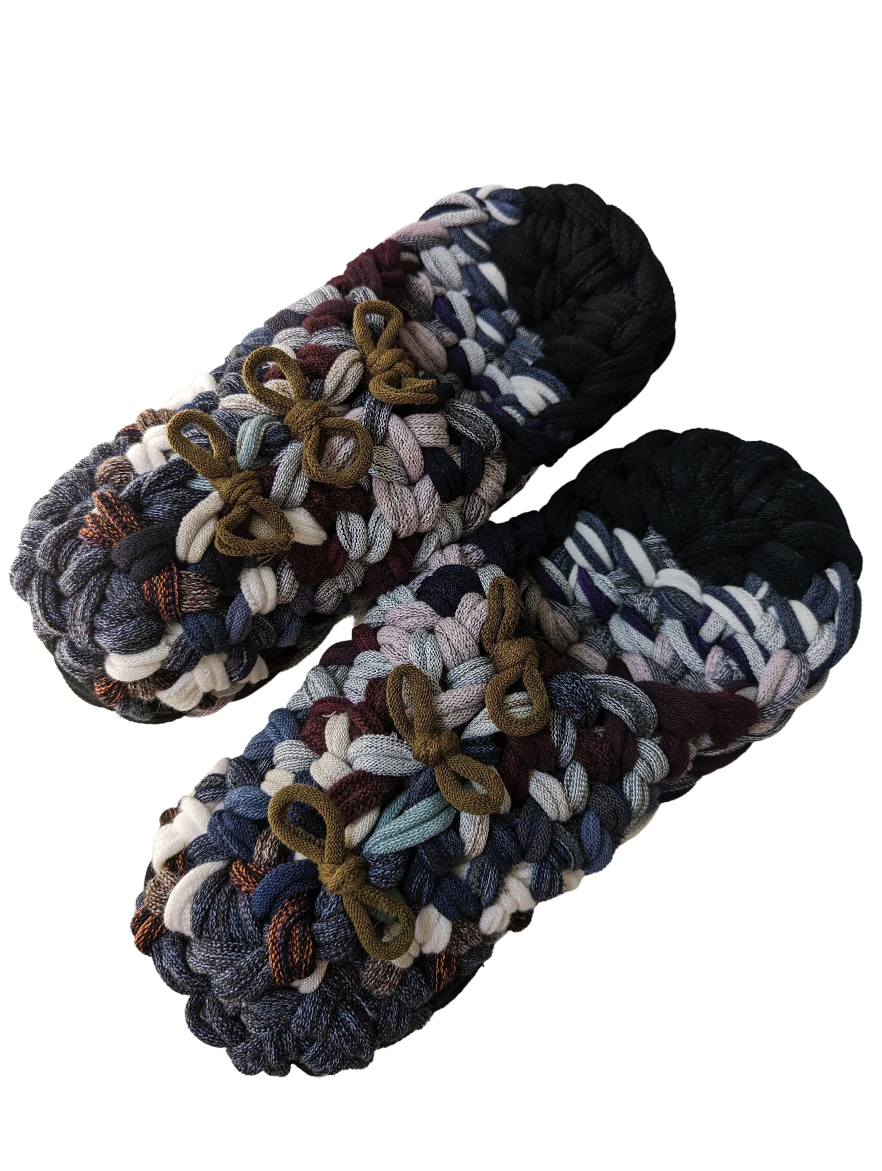 XL | Knit up-cycle slippers 2023-XL43 [XL]