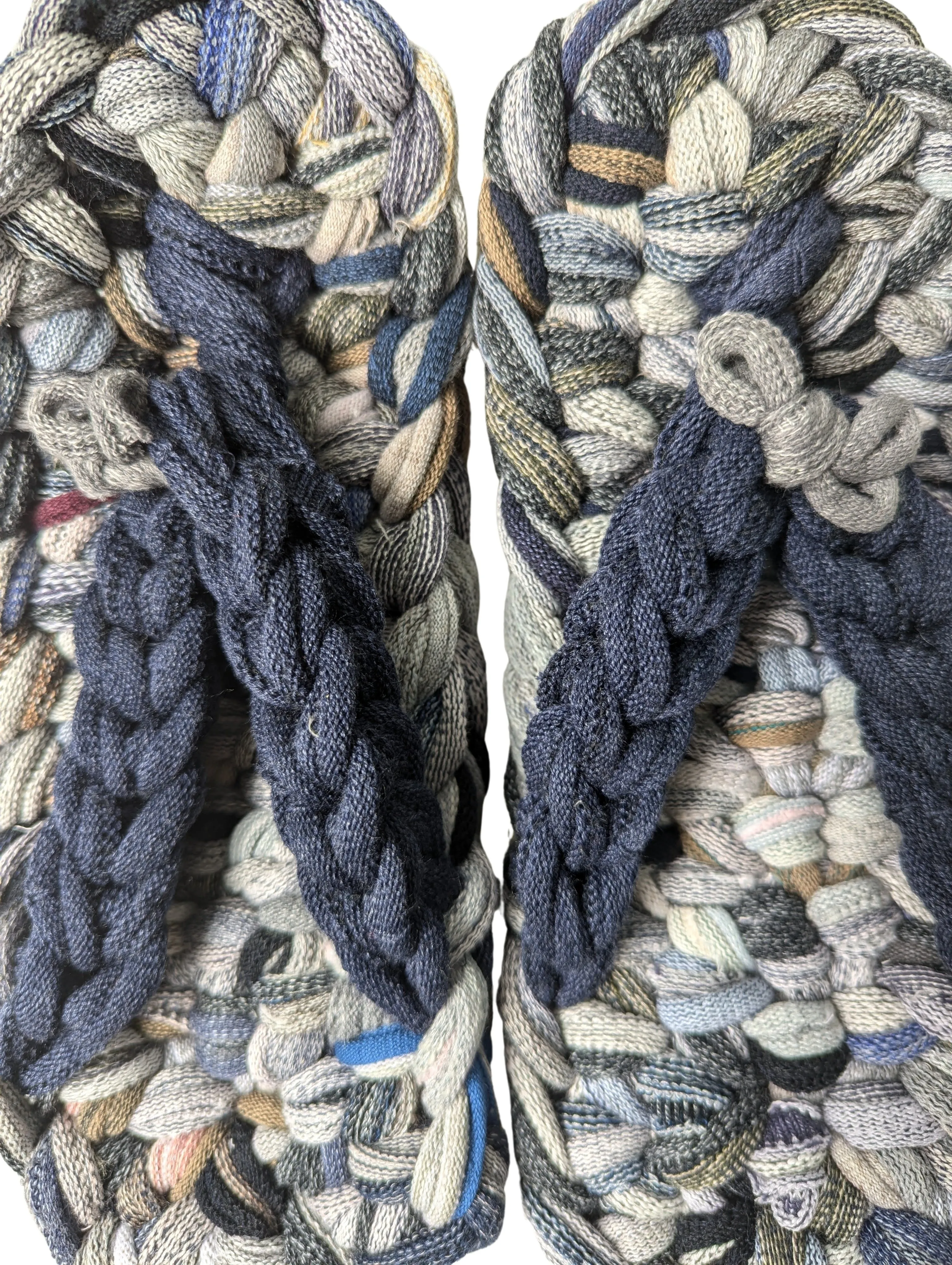 XL | Knit Up-cycle ZOURI Slippers 2024SS [XL]